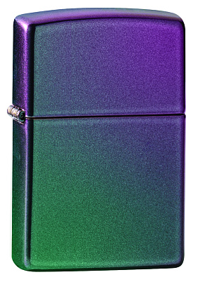 Зажигалка ZIPPO Classic с покрытием Iridescent, латунь/сталь, фиолетовая, матовая, 38x13x57 мм (Фиолетовый)