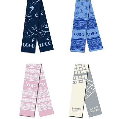 Шарф на заказ Tricksy Classic Fint M полушерсть