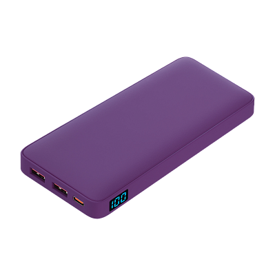 Внешний аккумулятор с подсветкой Ancor PD Plus 10000 mAh  (Фиолетовый)
