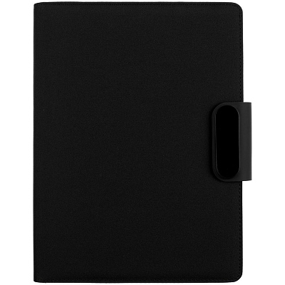 Папка с блокнотом Midstream, черная (Чёрный)
