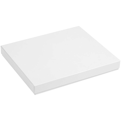 Коробка Overlap под ежедневник, аккумулятор и ручку, ver.2, белая (Белый)