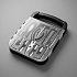 Черный, прозрачный