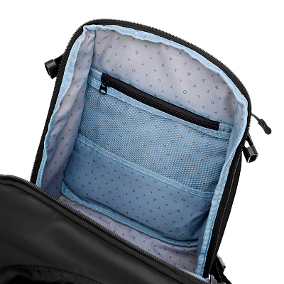 Рюкзак TORBER Mobi, черный, полиэстер 900D с PU покрытием, 45 х 32 х 20 см