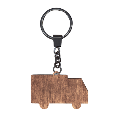 Брелок Грузовик (белый с синим)