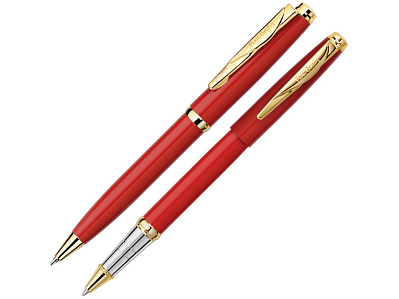 Набор Pen and Pen: ручка шариковая, ручка-роллер (Красный)