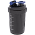 Спортивный шейкер с контейнером Tonus, черно-синий - Фото 5