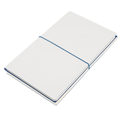 Бизнес-блокнот "Combi", 130*210 мм, бело-тем-синий, кремовый форзац, гибкая обложка, в клетку/нелин (Белый, темно-синий) Бизнес-блокнот "Combi", 130*210 мм, бело-тем-синий, кремовый форзац, гибкая обложка, в клетку/нелин (Белый, темно-синий)