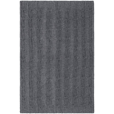 Плед Snefald, серый (маренго меланж)