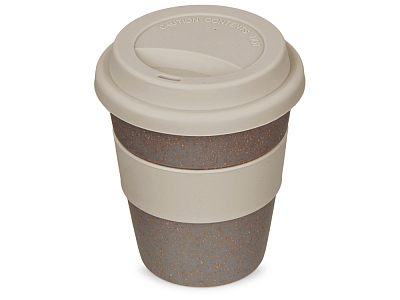 Стакан из бамбукового волокна Café (Серо-коричневый/бежевый)