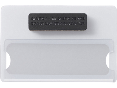 Магнитный пластиковый бейдж