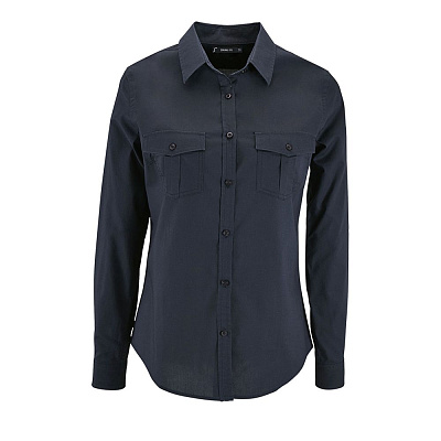 Рубашка женская Burma Women, белая (Тёмно-синий)