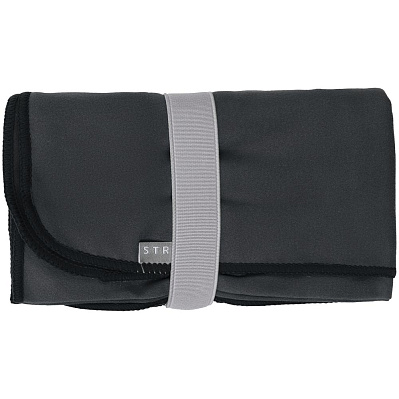 Спортивное полотенце Vigo Medium, темно-серое (графит) (Графит)