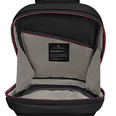 Рюкзак с одним плечевым ремнём VICTORINOX Travel Essentials, черный, полиэстер, 18x8x30 см
