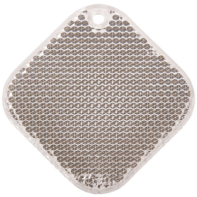 Светоотражатель «Квадрат»  (Белый)