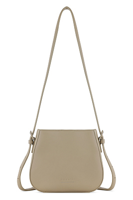 Сумка женская наплечная BUGATTI Luna, бежевая, полиуретан, 23 x 7,5 x 19,5 см