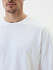 Футболка Oversize Premium 210, белая - Фото 3