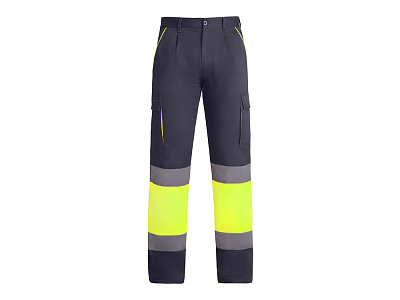 Брюки Enix мужские (Свинцовый/неоновый желтый)