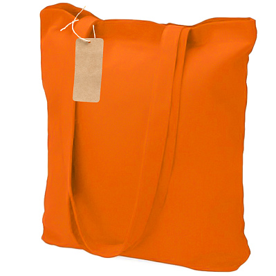 Cумка хозяйственная Bagsy easy To Go 105 г/м2, оранжевая (Оранжевый)