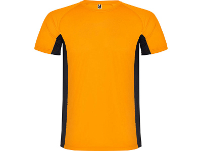 Спортивная футболка Shanghai мужская (Неоновый оранжевый/черный)