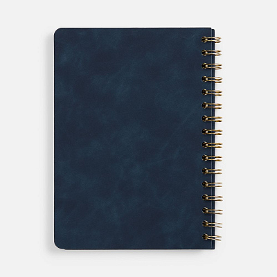 Ежедневник Spiral, недатированный, синий