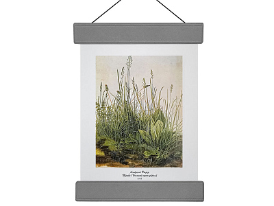 Магнитная подвесная рамка для фото и документов Favor (Серый)