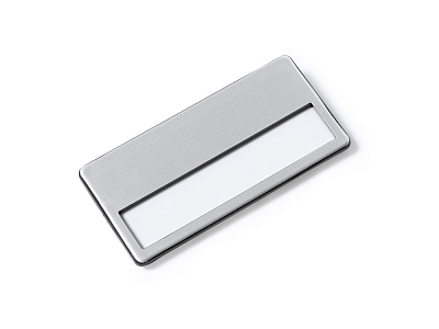 Значок GANDA для бейджа (Серебристый/черный)