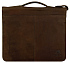 Папка для документов KLONDIKE «Ben», натуральная кожа в темно-коричневом цвете, 33 х 22,5 х 2,5 см - Фото 2