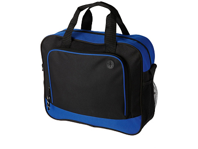 Конференц сумка для документов Barracuda (Черный/синий)