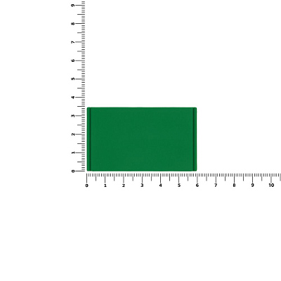 Лейбл из ПВХ Dzeta, M, зеленый