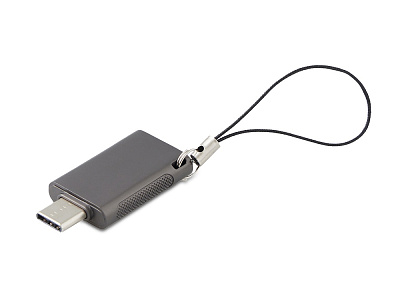 Флешка 64 ГБ USB Type-C 3.0 Индата (Тёмно-серый)