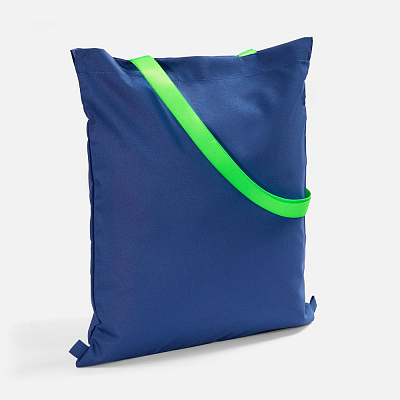 Шопер B3  с синими ручками (Синий)