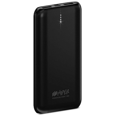 Универсальный аккумулятор RPX10000, QC3.0, PD, TYPE C, емкость 10000 мАч   (Черный)