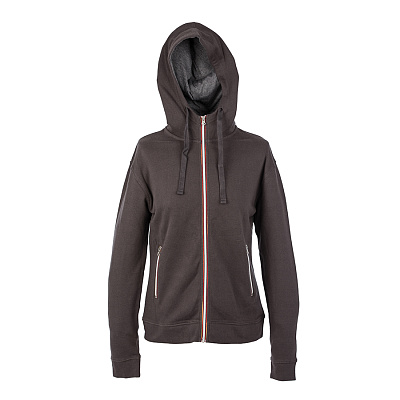 Толстовка худи на молнии с начесом LAS VEGAS LADY 280 (Тёмно-серый)