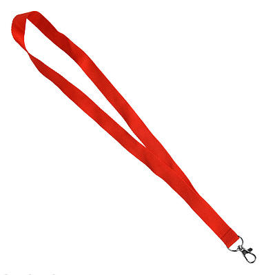 Ланъярд NECK, красный, полиэстер, 2х50 см (Ярко-красный)