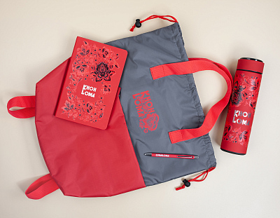 Блокнот "Парма", А5, красный