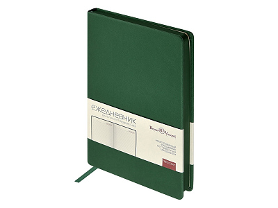 Ежедневник А5 Megapolis Color New soft-touch (Зеленый)