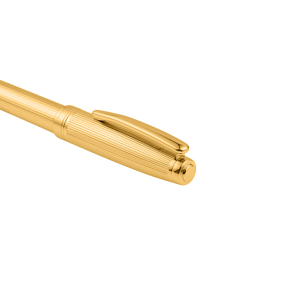 Ручка-роллер Pierre Cardin GOLDEN. Цвет - золотистый.  Упаковка B-1