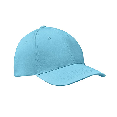 6 panels baseball cap (Голубой)