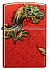 Зажигалка ZIPPO Dragon Design с покрытием 540 Tumbled Brass, латунь/сталь, разноцветная, 38x13x57 мм - Фото 2