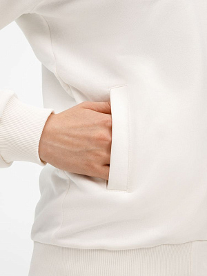 Бомбер унисекс Townie, молочно-белый