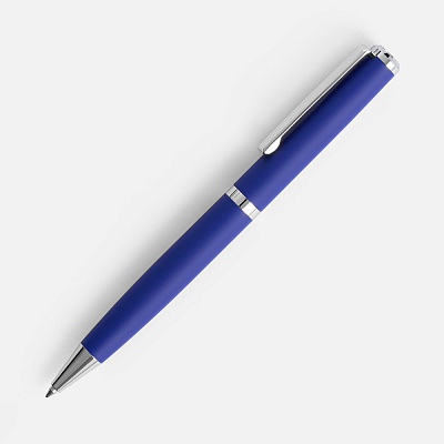 Ручка шариковая Inkish Chrome в футляре, синяя (Синий)