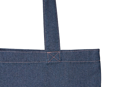 Джинсовая сумка-шоппер Indigo с широкими лямками