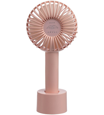 Портативный вентилятор Solove N9  (Розовый)
