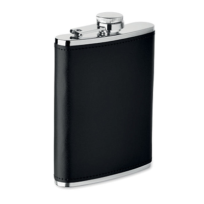 Slim hip flask 200 ml (Чёрный)