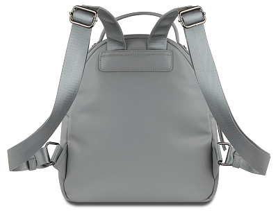 Рюкзак женский BUGATTI Cara, серый, полиуретан, 25,5х11х27,5 см, 7 л