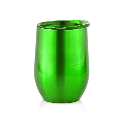 Термокружка с двойной стенкой Koffcan, зеленая-S (Зеленый)