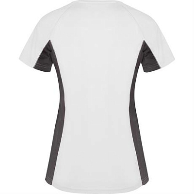 Спортивная футболка SHANGHAI WOMAN женская, БЕЛЫЙ/ТЕМНЫЙ ГРАФИТ 2XL