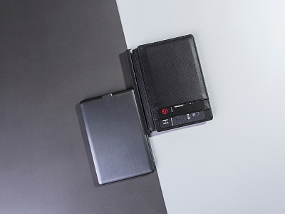 Портмоне с зарядным устройством INE, 3000 mAh