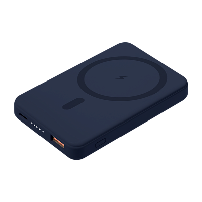 Внешний аккумулятор Largo PD 5000mAh с функцией беспроводной зарядки 15W  (Синий)