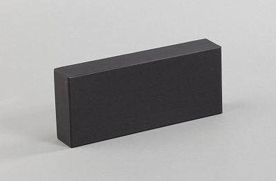 Подарочная коробка без ложемента (крышка-дно, 20,5 х 3,5 х 8,5 см), черный (Чёрный)